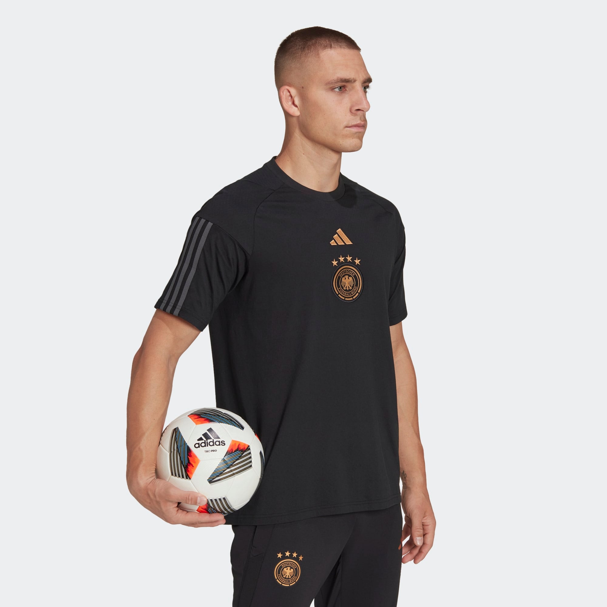 adidas Germany Men s Tiro Cotton Tee WC 22