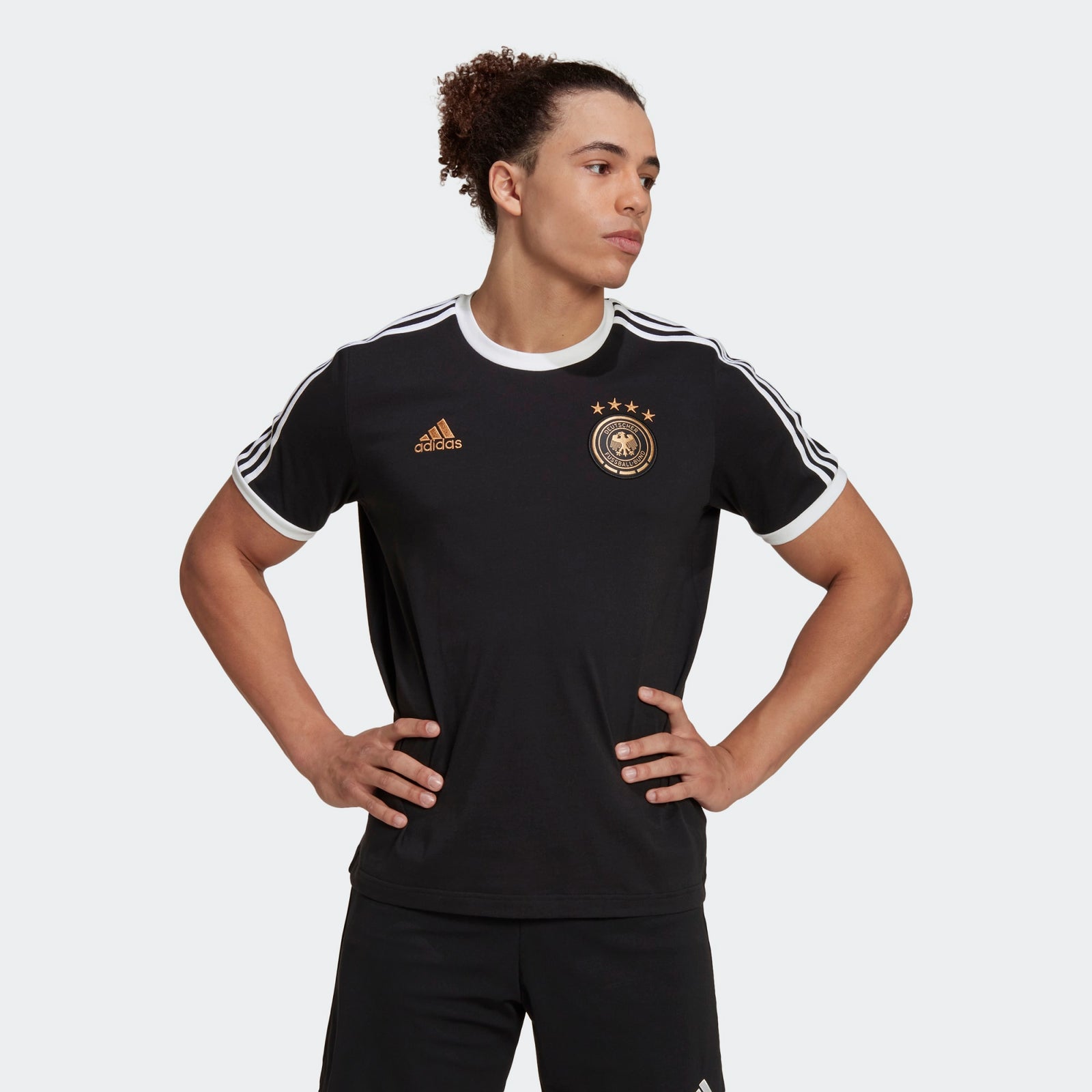 adidas GERMANY DNA 3-STRIPES TEE - HF4065-ADIDAS by adidas | Available at Niky's Sports