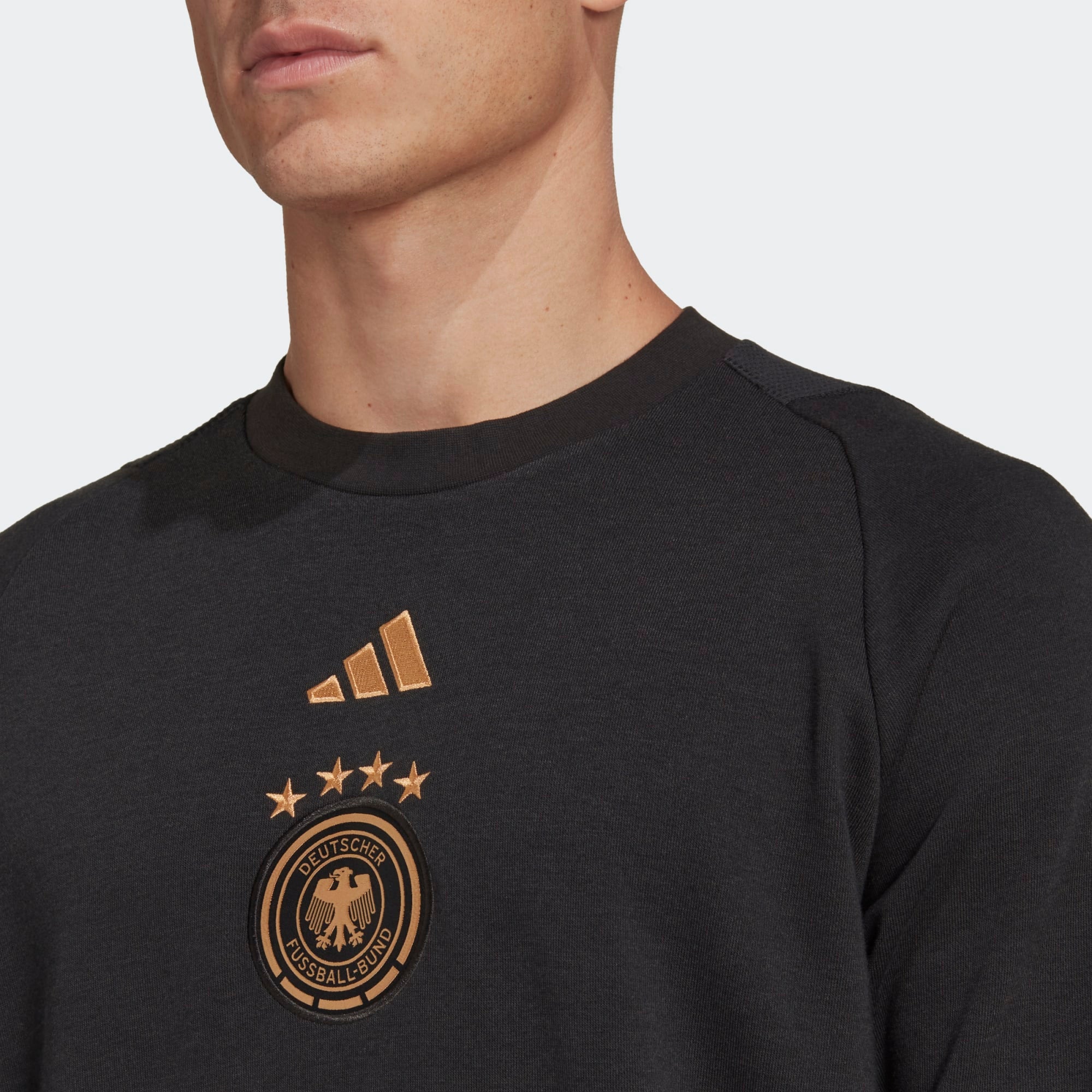 adidas GERMANY MEN'S TIRO 23 COTTON CREW SWEATSHIRT - HF3981-ADIDAS by adidas | Available at Niky's Sports