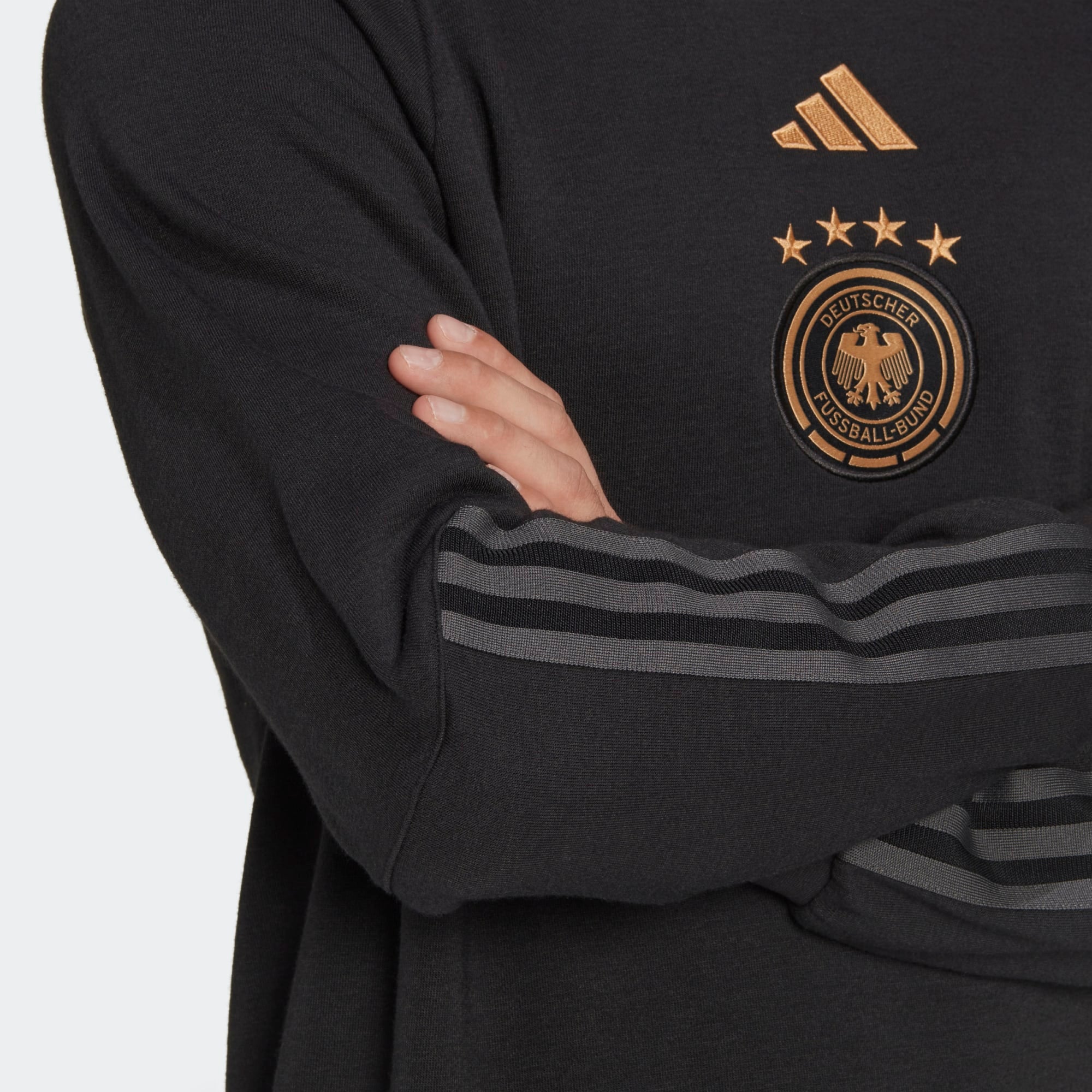 adidas GERMANY MEN'S TIRO 23 COTTON CREW SWEATSHIRT - HF3981-ADIDAS by adidas | Available at Niky's Sports