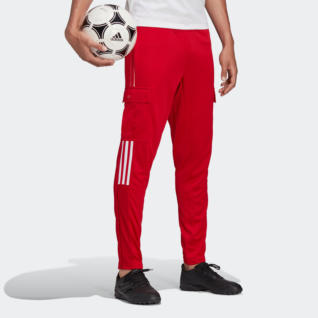 adidas mens Tiro Cargo Pant red - HC7705-ADIDAS by adidas | Available at Niky's Sports