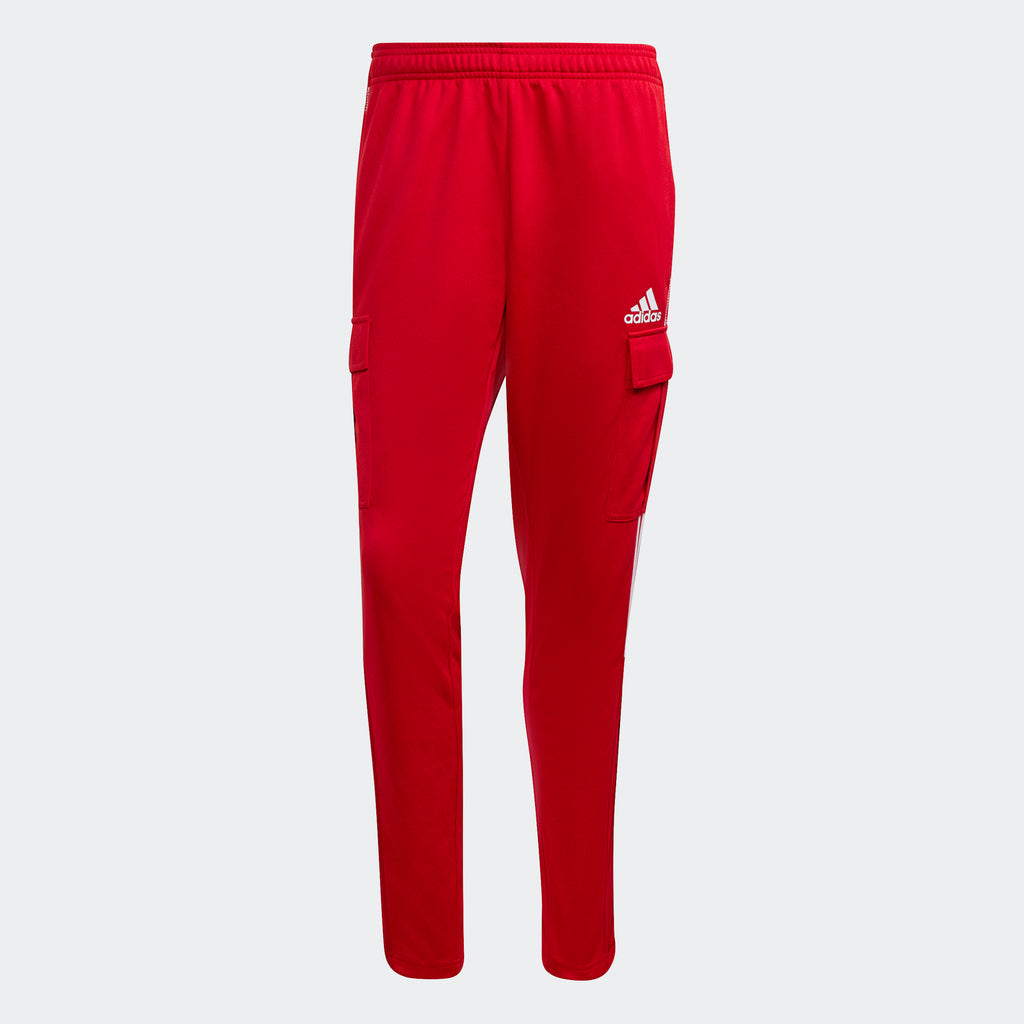 adidas mens Tiro Cargo Pant red