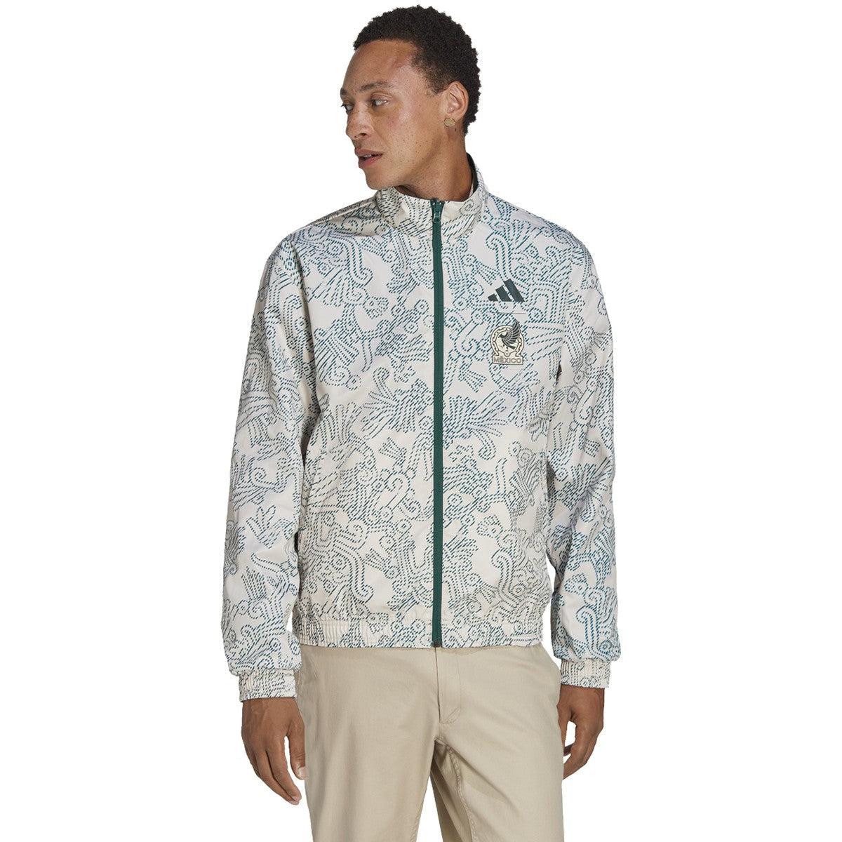 ADIDAS MEN'S MEXICO REVERSIBLE ANTHEM JACKET - HF1439-ADIDAS by adidas | Available at Niky's Sports