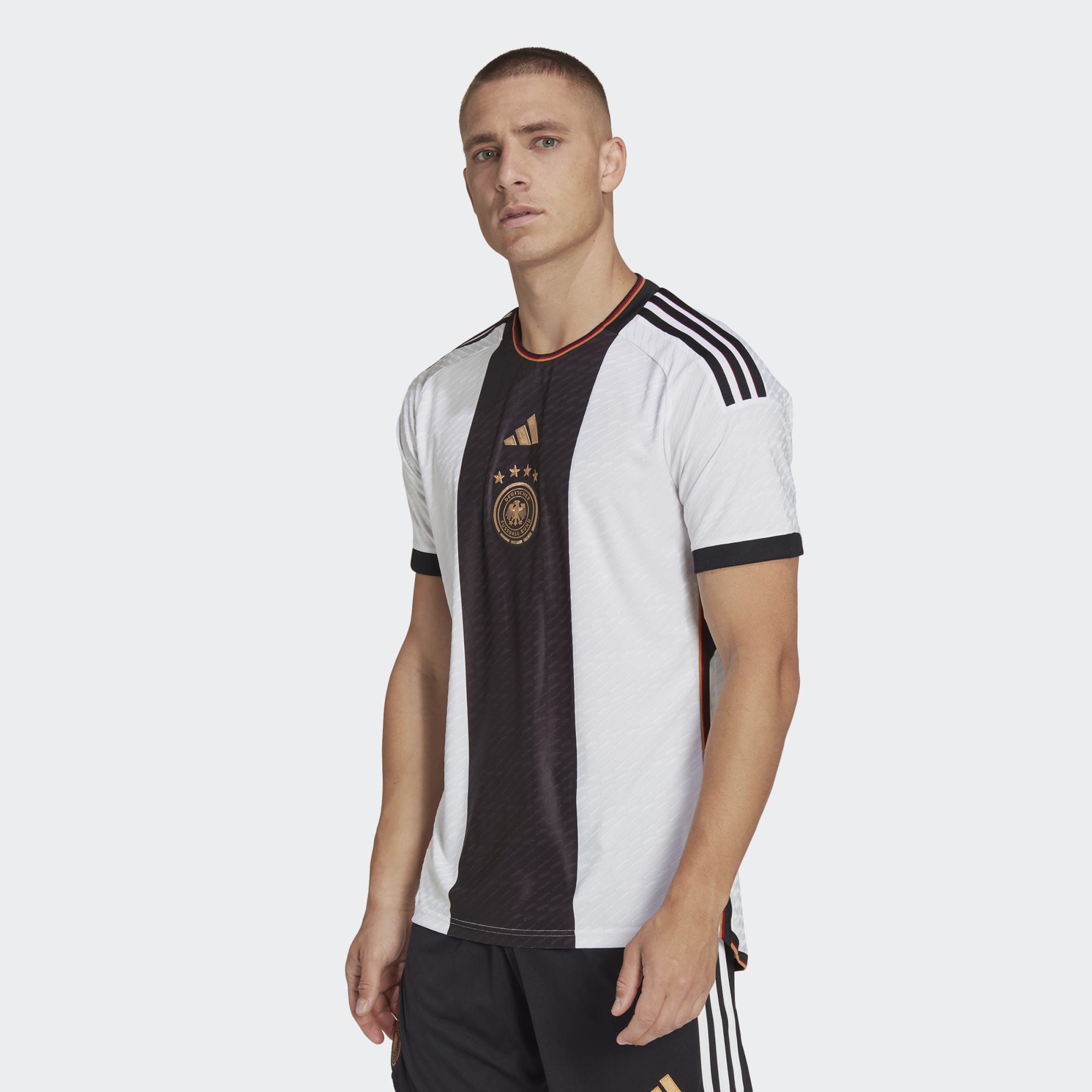 adidas Germany Home Authentic Jersey 2022 World Cup Men's - HF1693-ADIDAS by adidas | Available at Niky's Sports