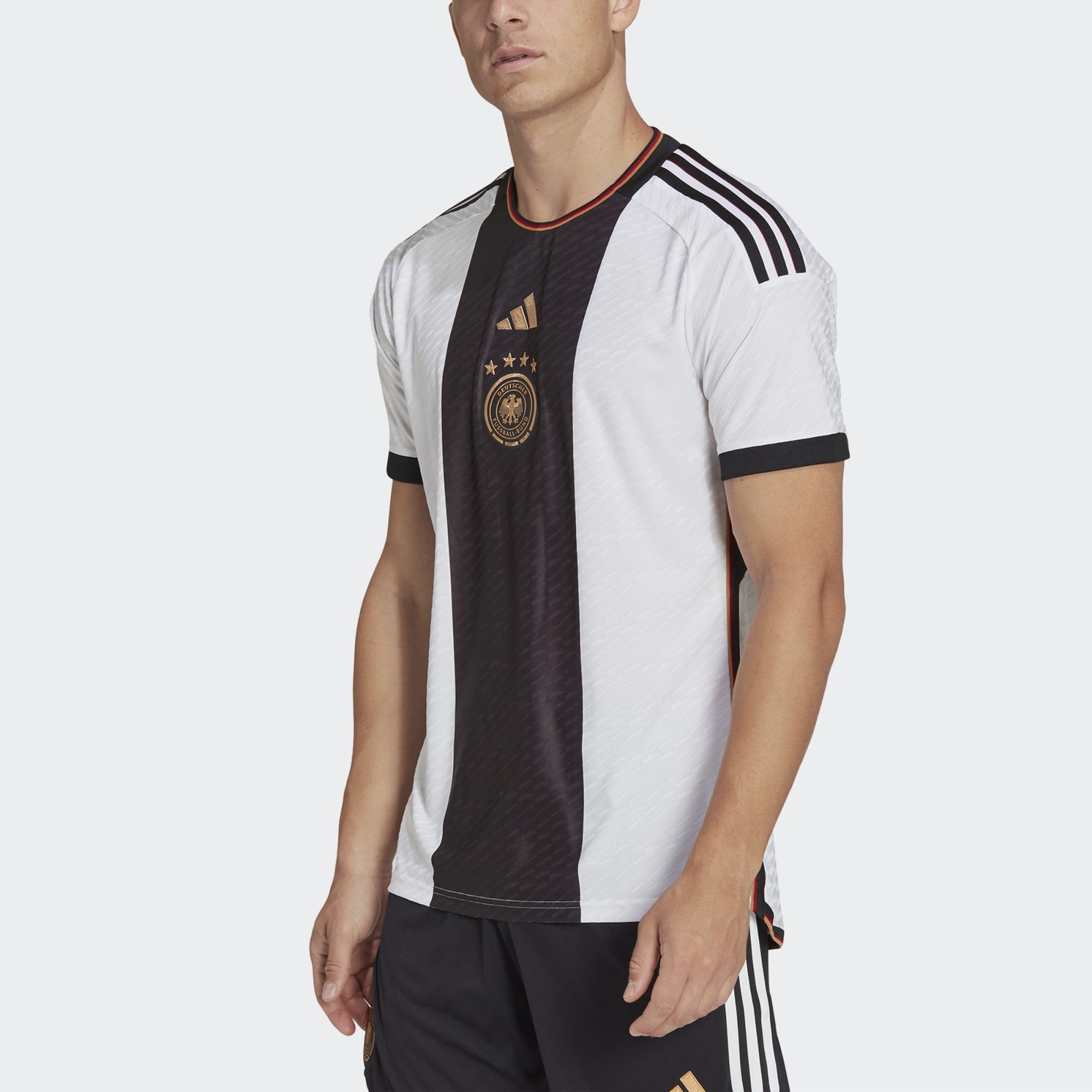 adidas Germany Home Authentic Jersey 2022 World Cup Men's - HF1693-ADIDAS by adidas | Available at Niky's Sports