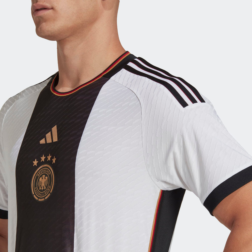 adidas Germany Home Authentic Jersey 2022 World Cup Men's - HF1693-ADIDAS by adidas | Available at Niky's Sports
