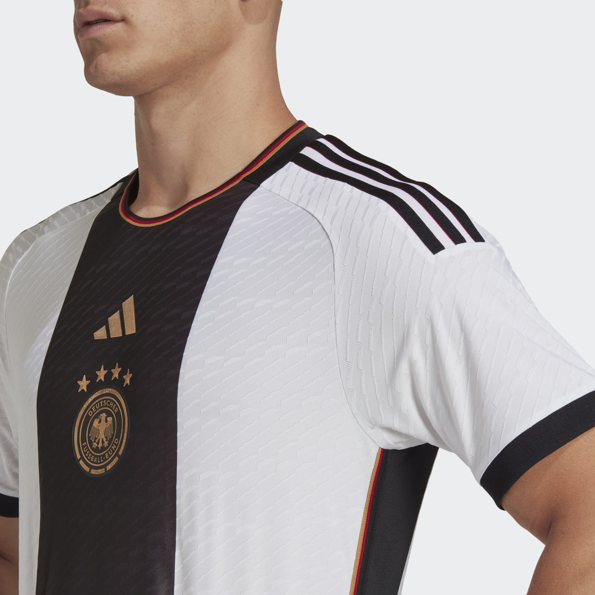 adidas Germany Home Authentic Jersey 2022 World Cup Men's - HF1693-ADIDAS by adidas | Available at Niky's Sports