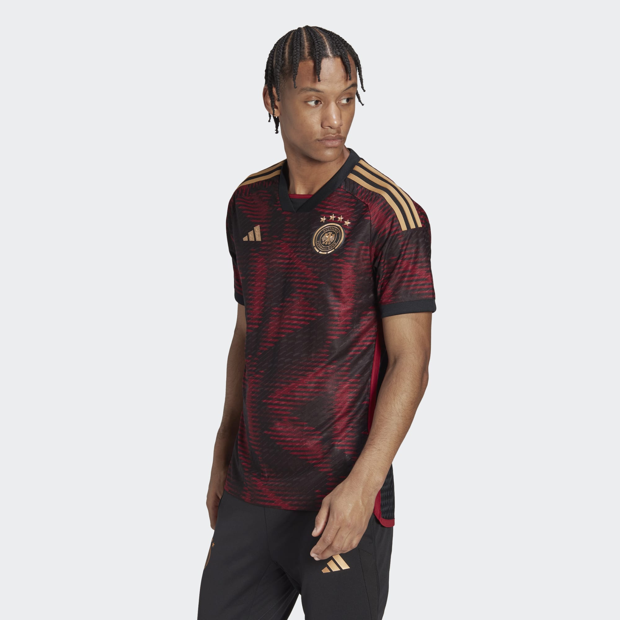 adidas GERMANY 22 AWAY AUTHENTIC MEN'S SOCCER JERSEY - HF1695-ADIDAS by adidas | Available at Niky's Sports
