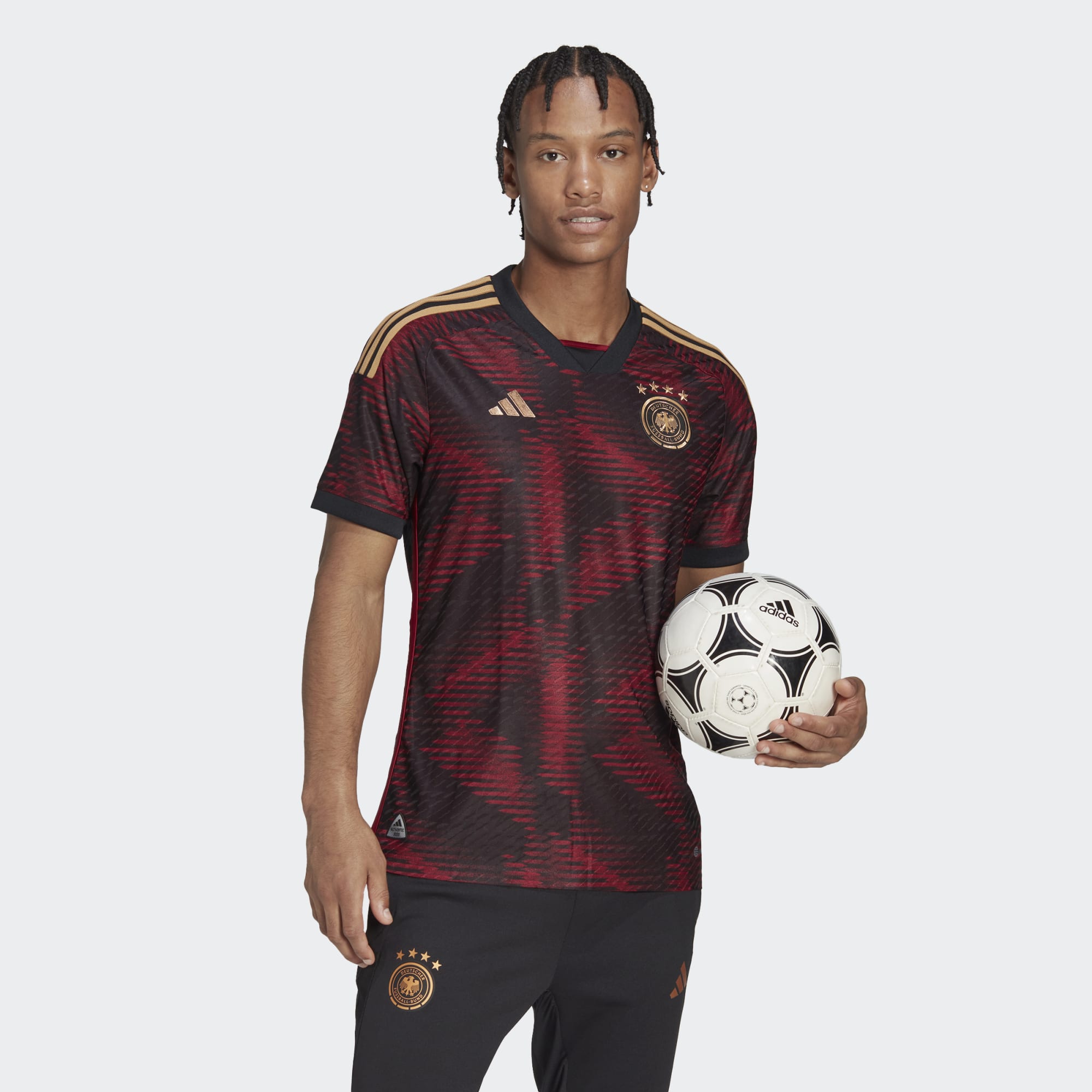 adidas GERMANY 22 AWAY AUTHENTIC MEN'S SOCCER JERSEY - HF1695-ADIDAS by adidas | Available at Niky's Sports