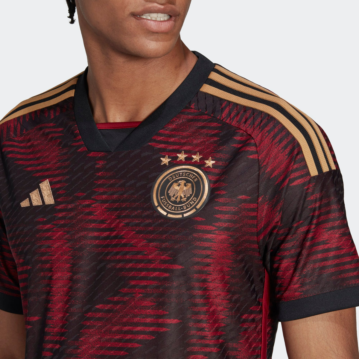adidas GERMANY 22 AWAY AUTHENTIC MEN'S SOCCER JERSEY - HF1695-ADIDAS by adidas | Available at Niky's Sports