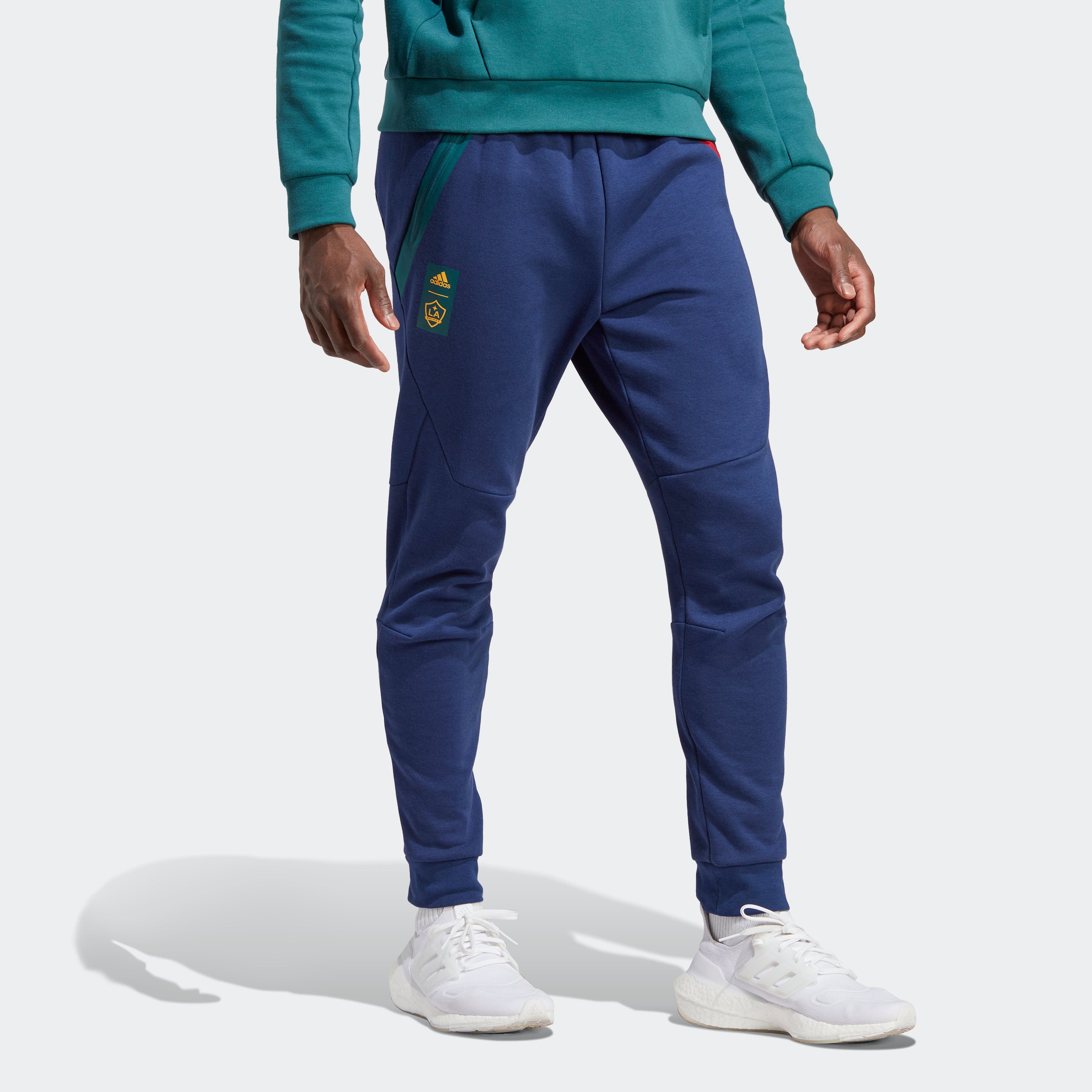 adidas LA Galaxy Men's Travel Pants - HU0068-ADIDAS by adidas | Available at Niky's Sports