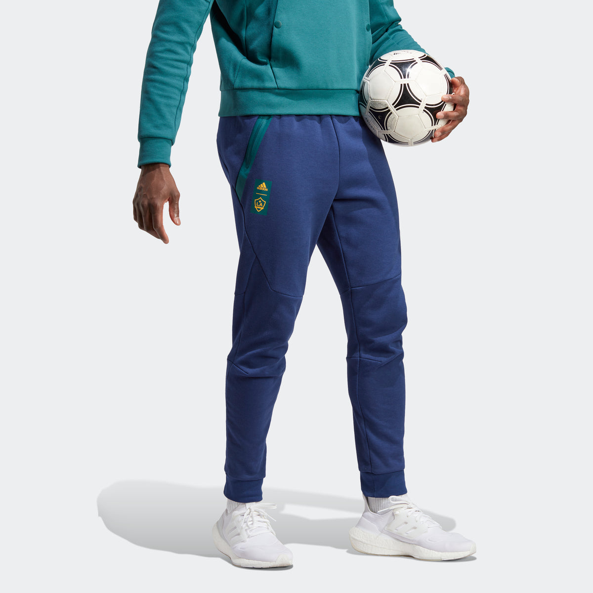 adidas LA Galaxy Men's Travel Pants - HU0068-ADIDAS by adidas | Available at Niky's Sports