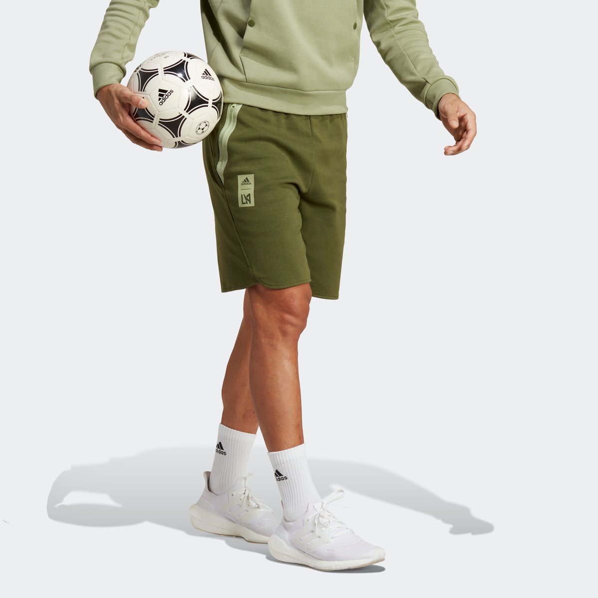 adidas LAFC Travel Shorts - HU0069-ADIDAS by adidas | Available at Niky's Sports