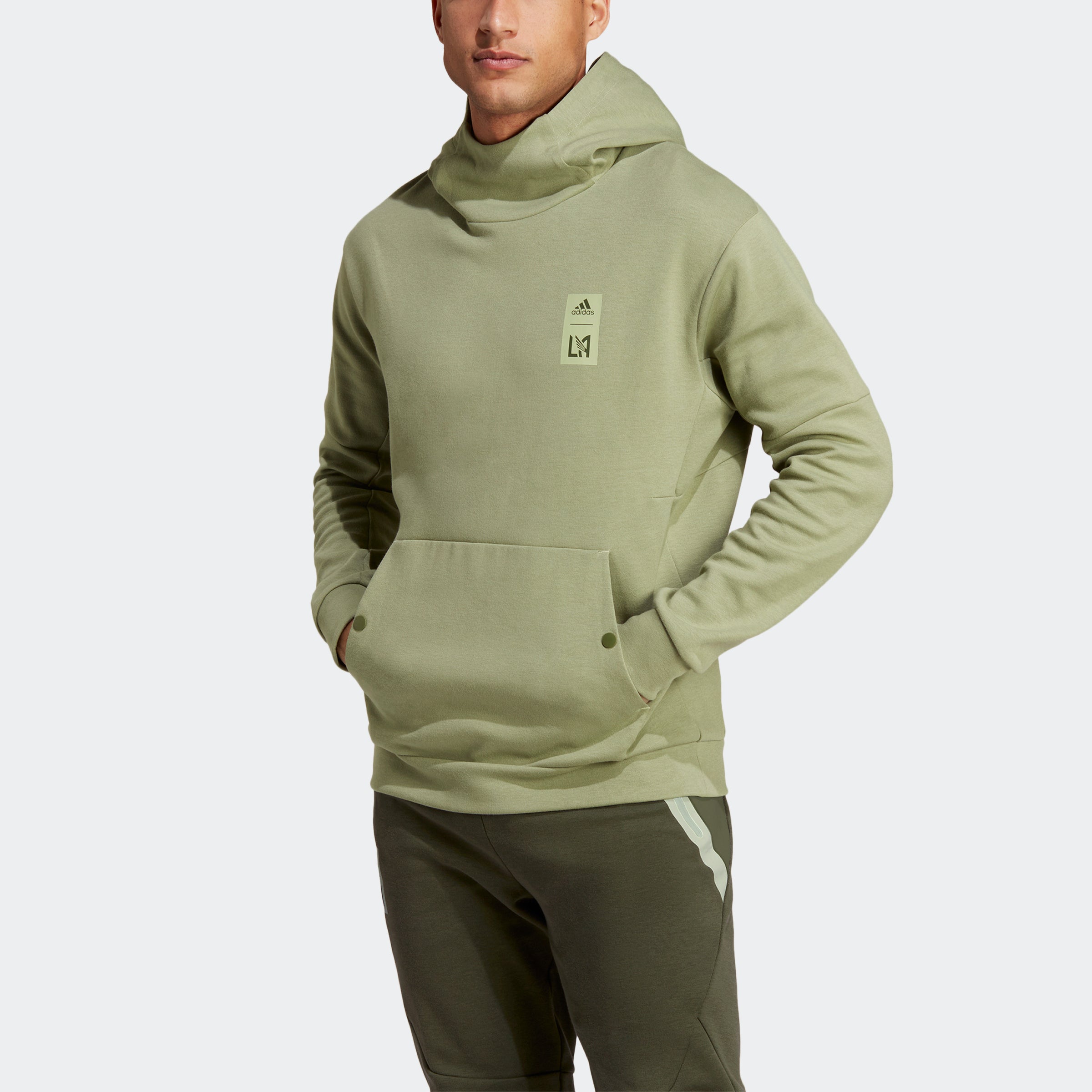 adidas LAFC Men's Travel Hoodie - HU0072-ADIDAS by adidas | Available at Niky's Sports