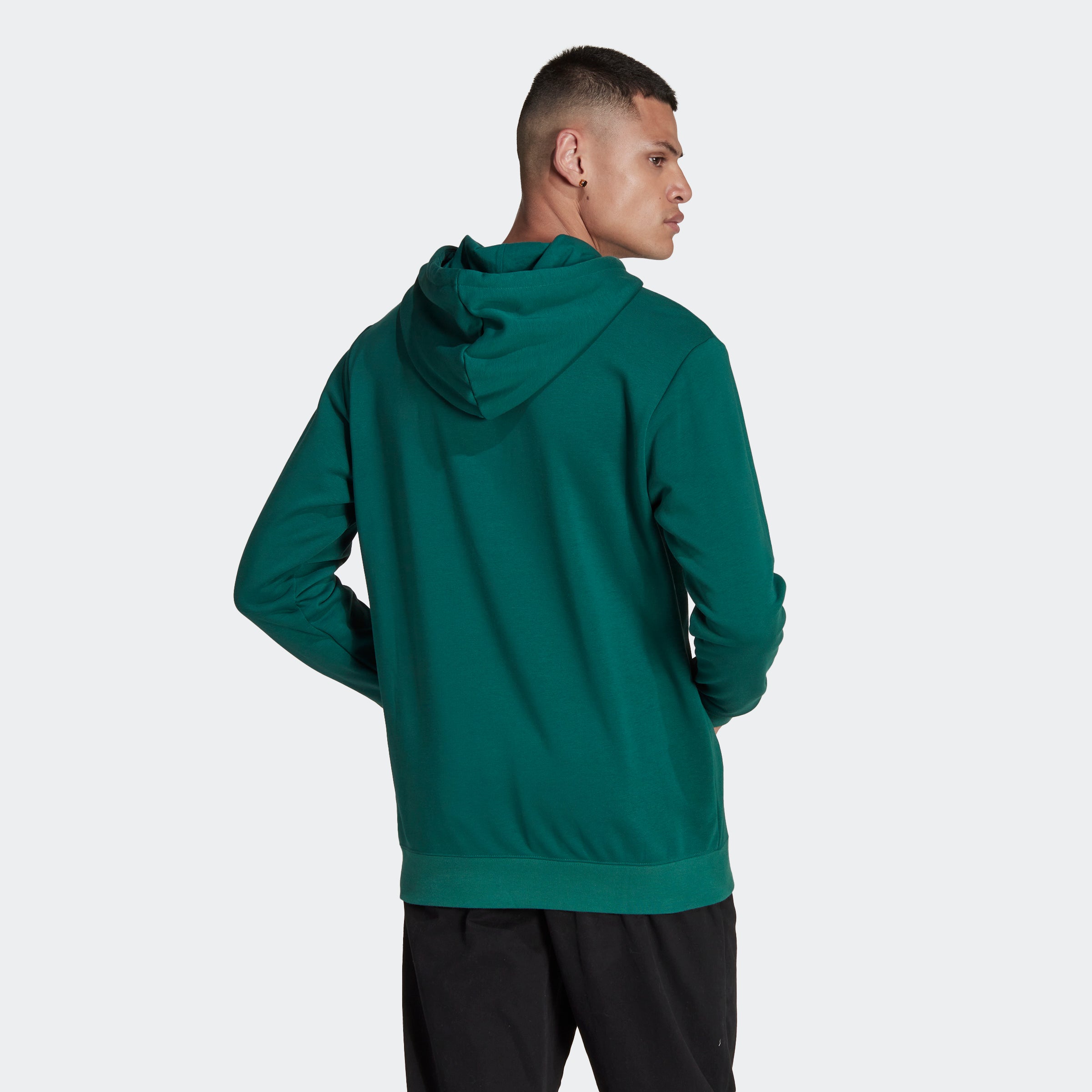 Adidas mens green on sale hoodie