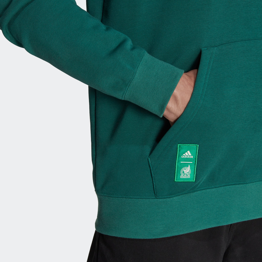 adidas Men's Mexico Graphic Hoodie Green - HU0282-ADIDAS by adidas | Available at Niky's Sports