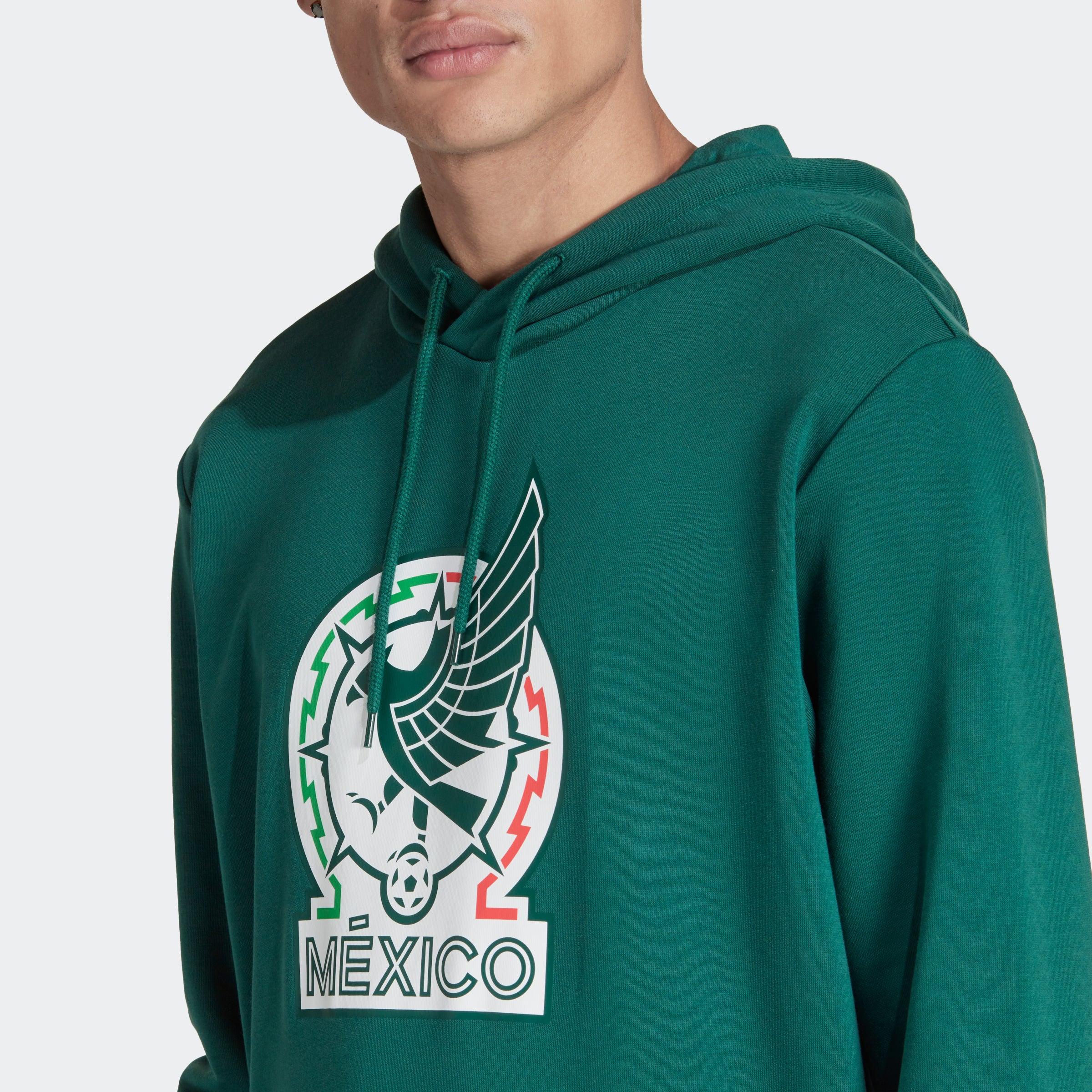 adidas Men's Mexico Graphic Hoodie Green - HU0282-ADIDAS by adidas | Available at Niky's Sports