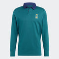 adidas LA Galaxy Long Sleeve Travel Polo Shirt