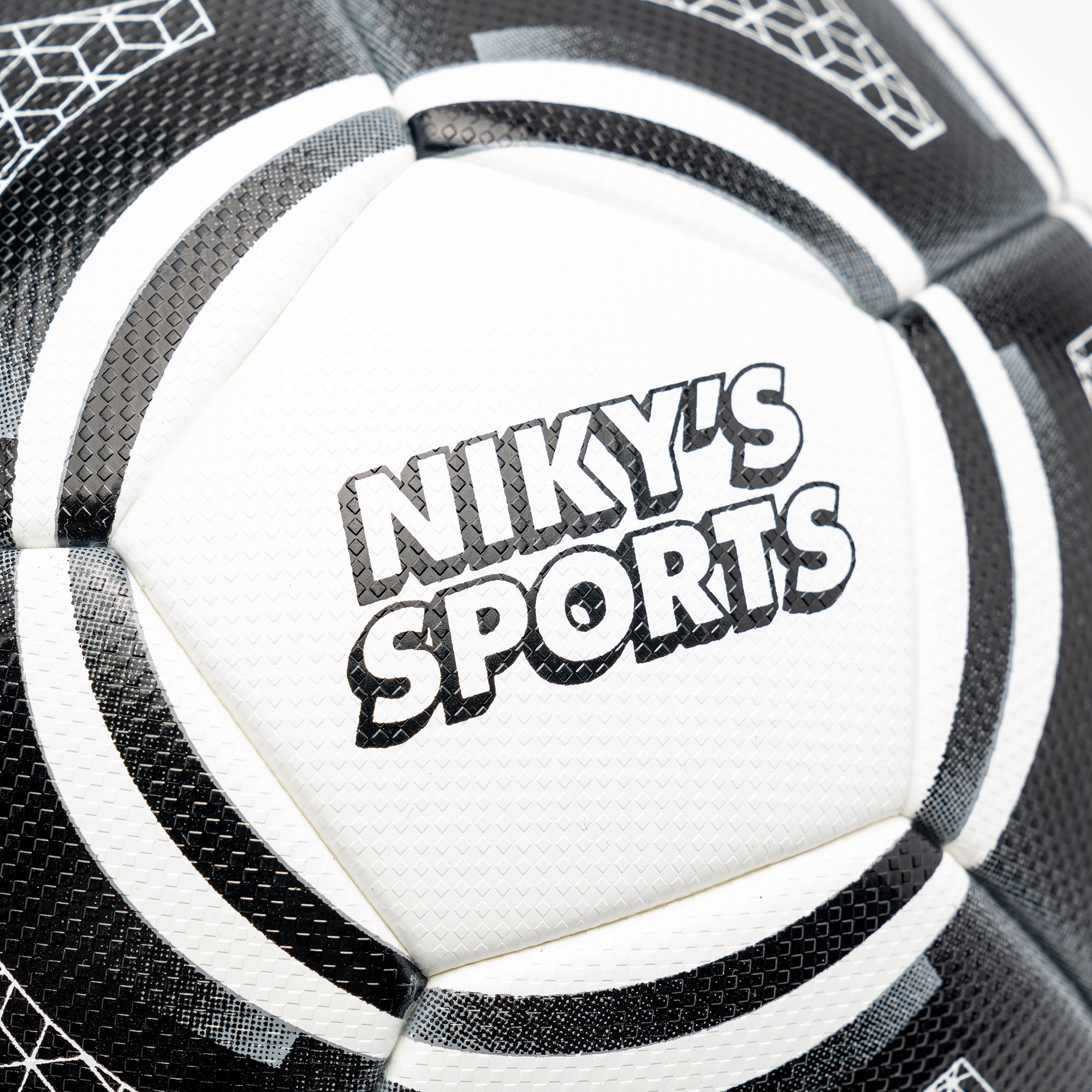 Nikys Sports Match Ball - White/Black
