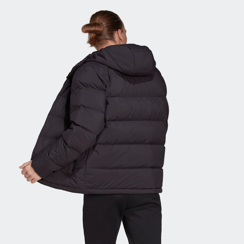 adidas HELIONIC MEN'S HOODED DOWN JACKET