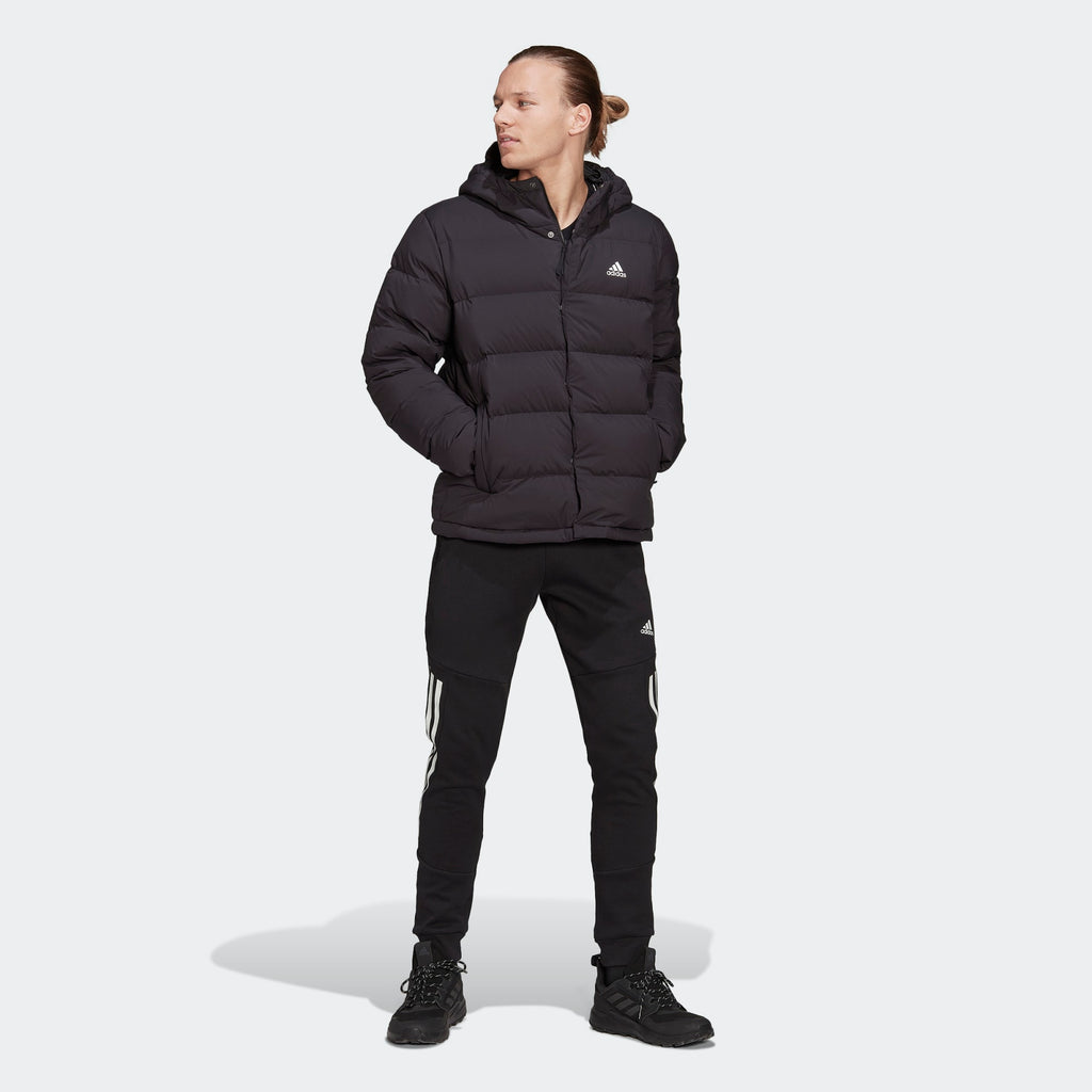 adidas HELIONIC MEN'S HOODED DOWN JACKET