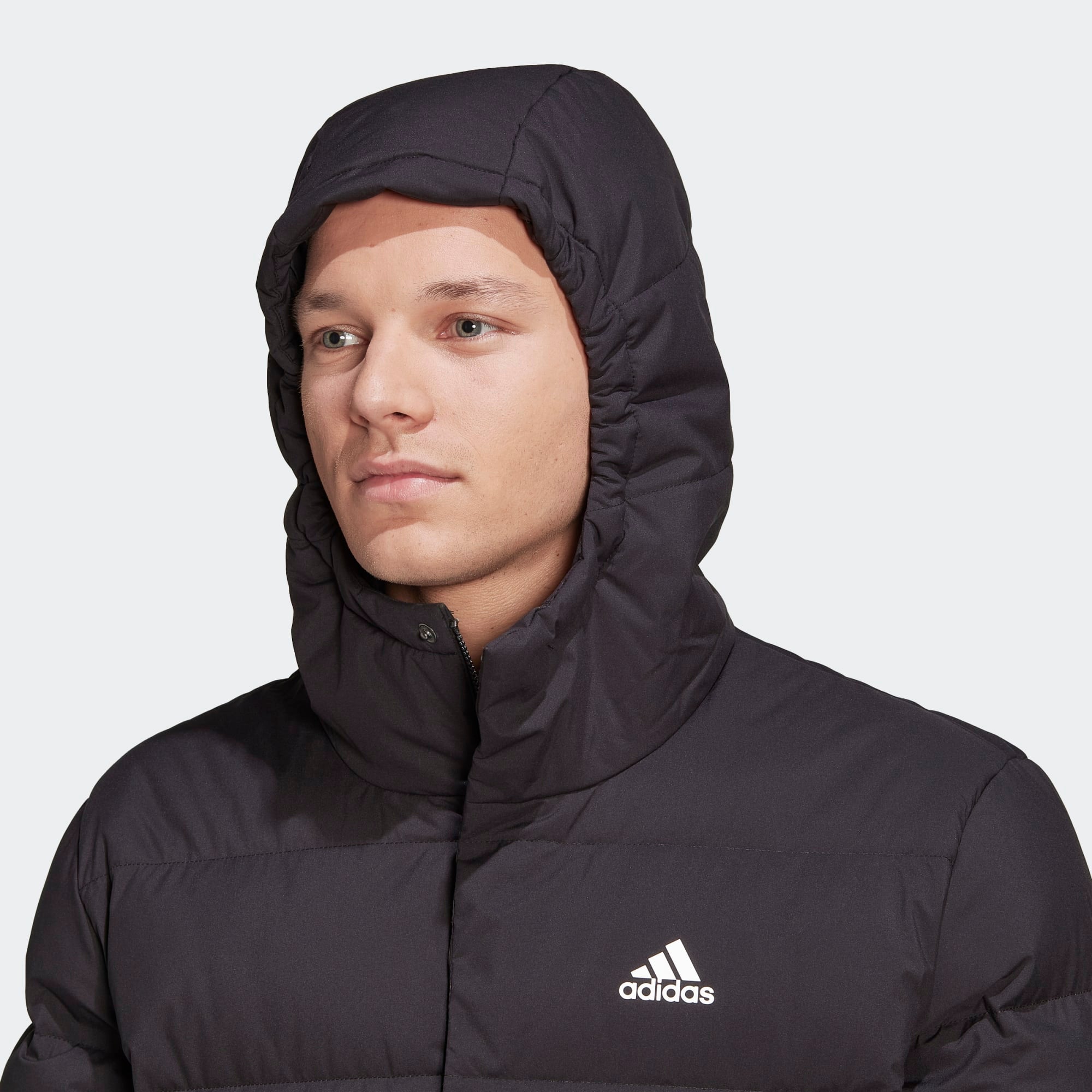 adidas HELIONIC MEN'S HOODED DOWN JACKET