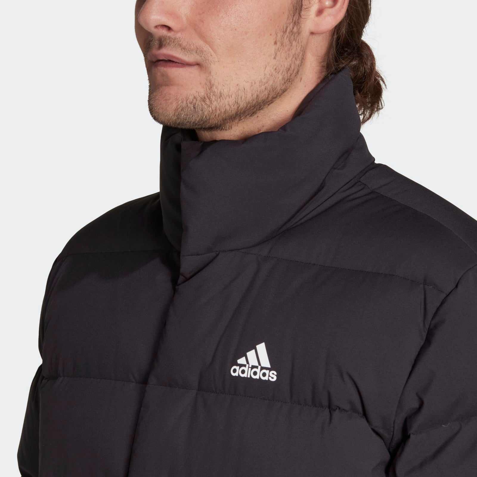 ADIDAS MENS HELIONIC MID-LENGTH DOWN JACKET - HG8700-ADIDAS by adidas | Available at Niky's Sports