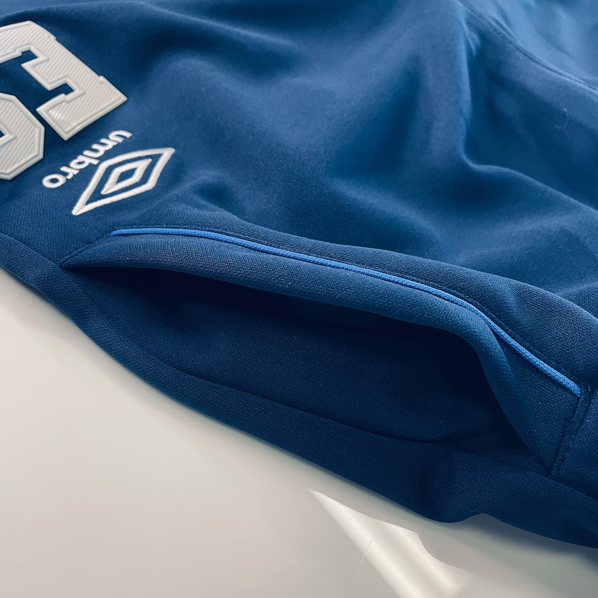 Umbro Men's El Salvador Training Pant Navy 2022 - UUM1ESPT52101-UMBRO by Umbro | Available at Niky's Sports