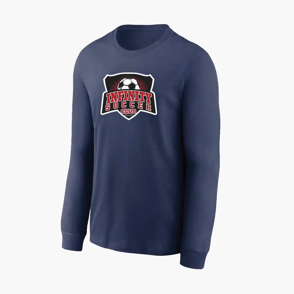 INFINITY TEAM LONG SLEEVE TEE NAVY UNISEX