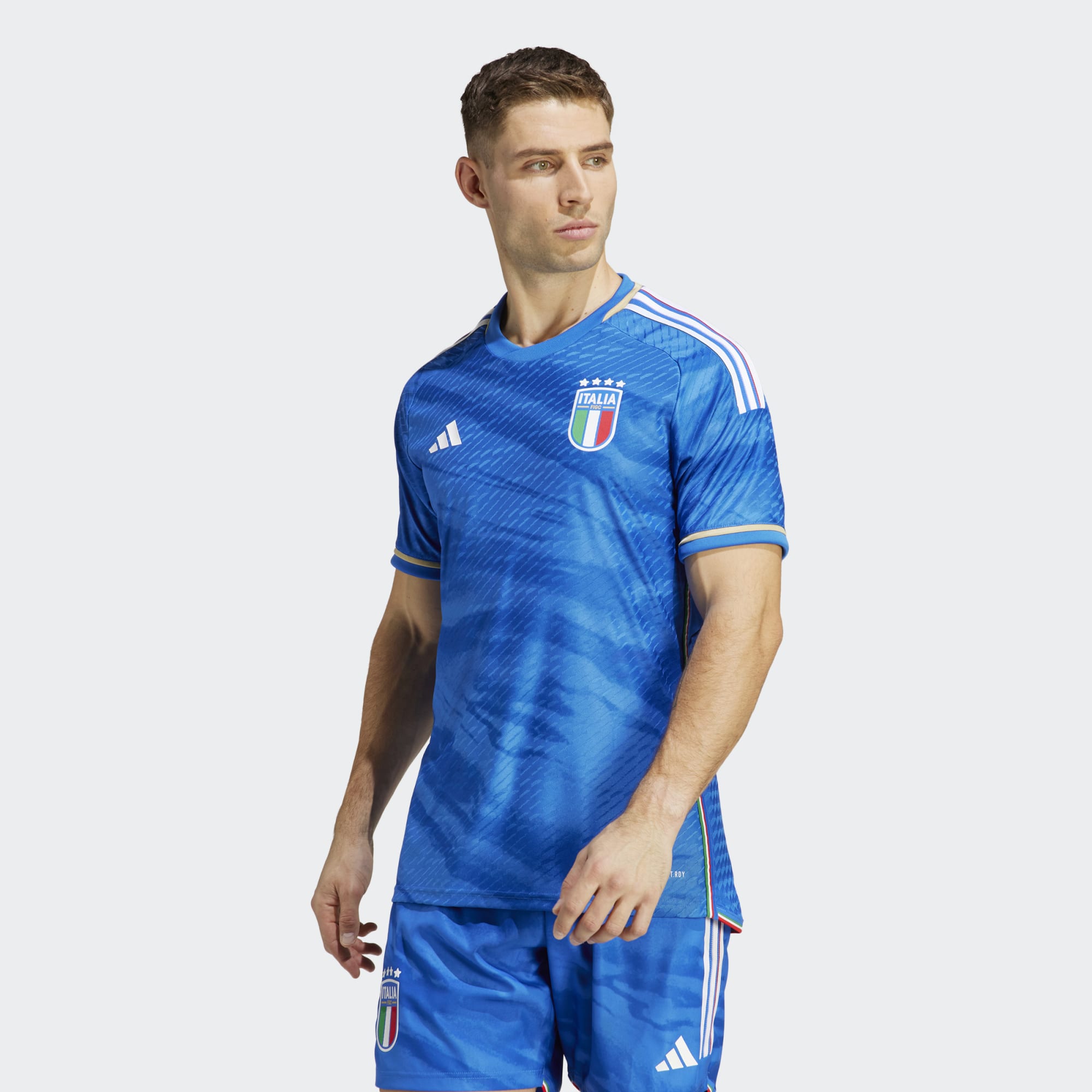adidas Italy 2023 Men's Home Authentic Soccer Jersey