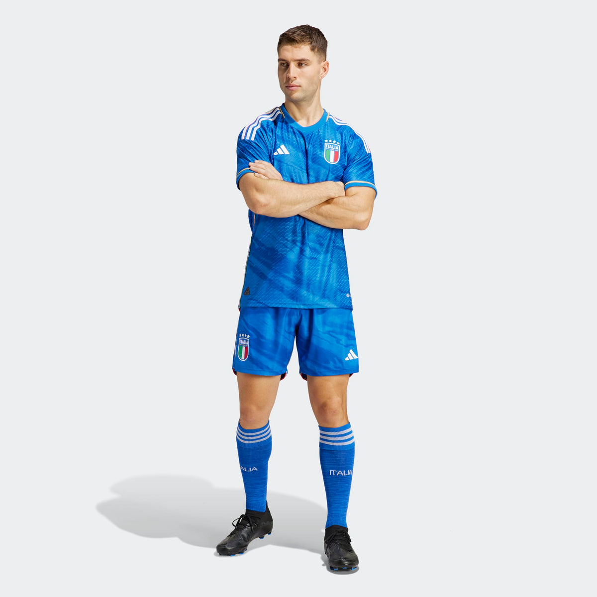 adidas Italy 2023 Men's Home Authentic Soccer Jersey - HS9891-ADIDAS by adidas | Available at Niky's Sports