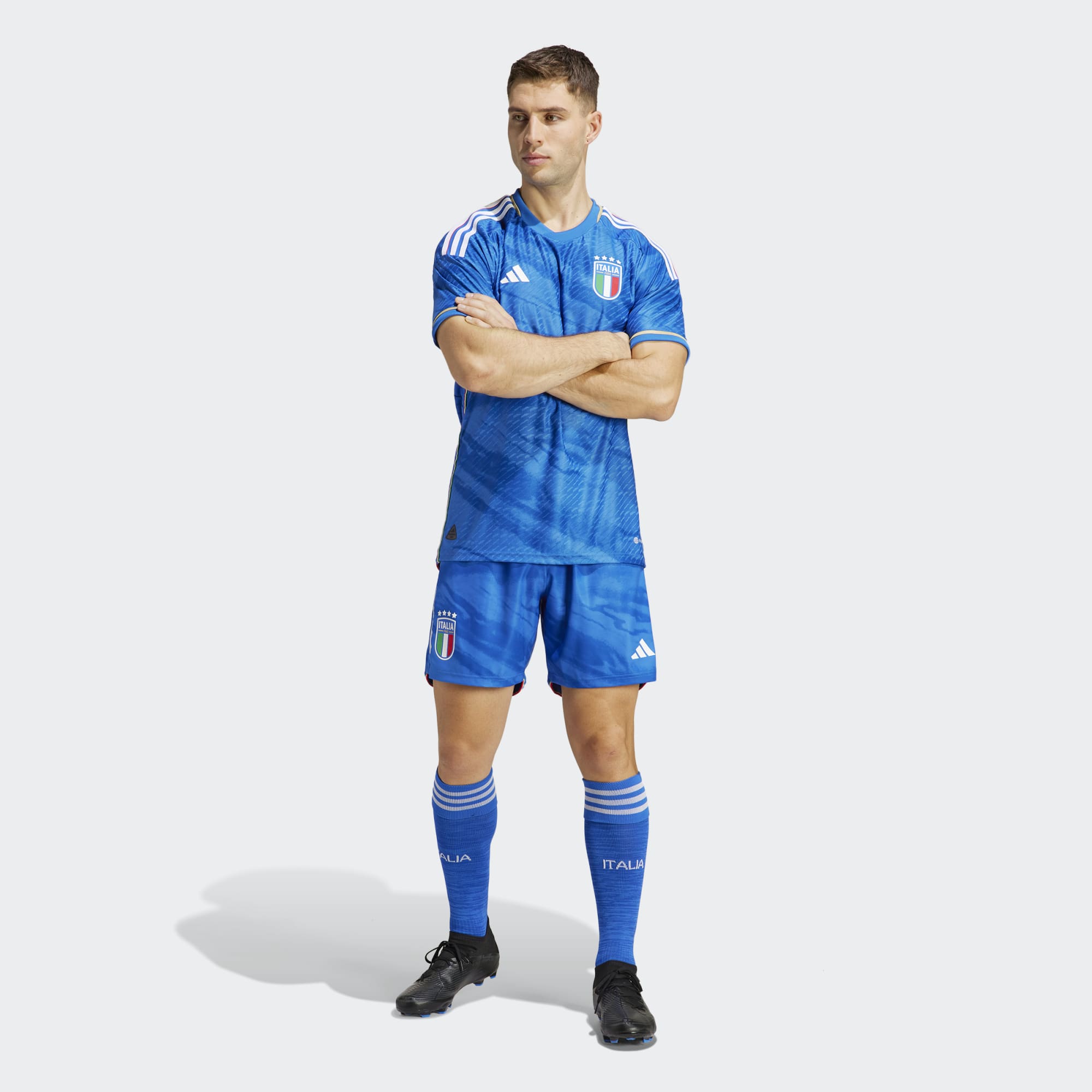 adidas Italy 2023 Men's Home Authentic Soccer Jersey - HS9891-ADIDAS by adidas | Available at Niky's Sports
