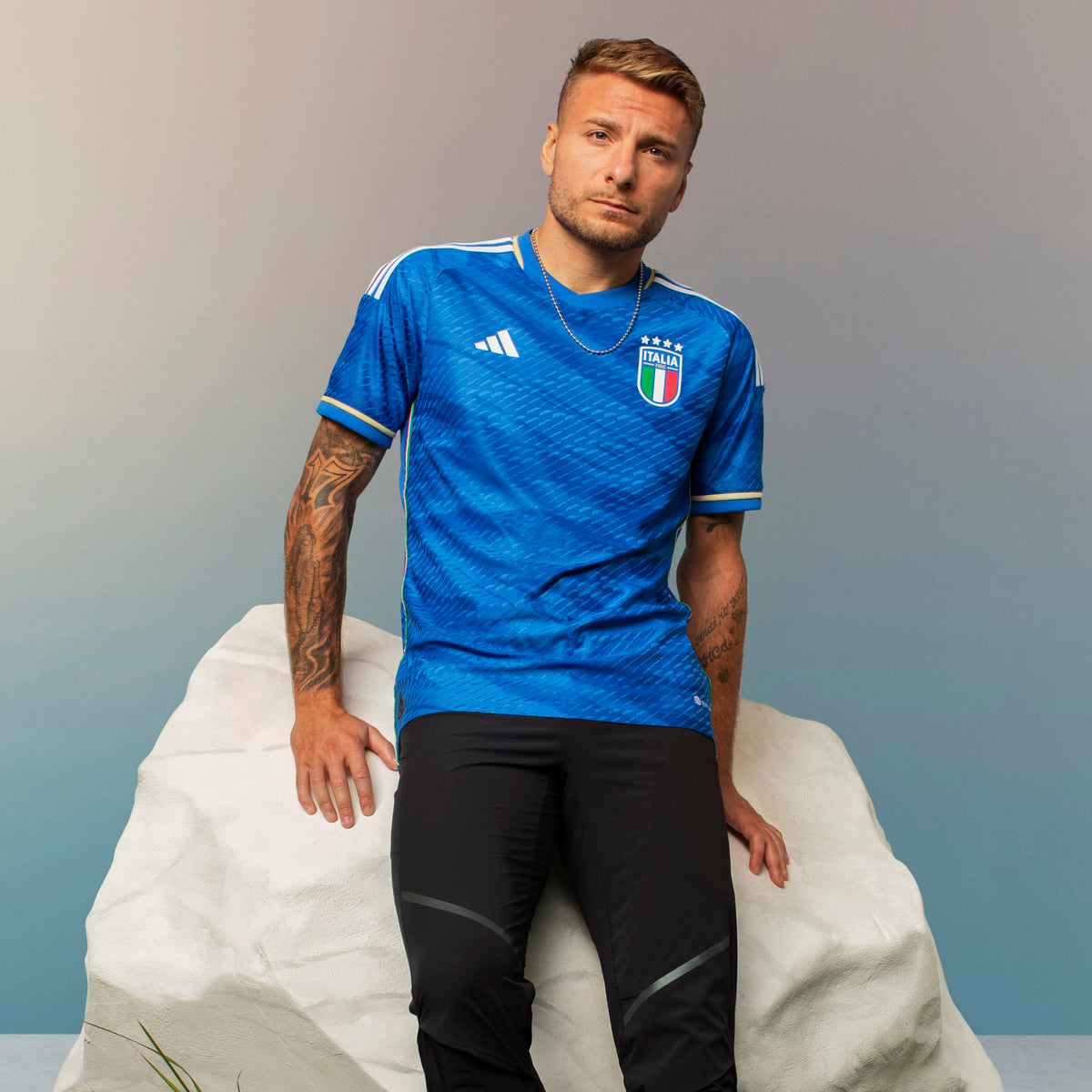 adidas Italy 2023 Men's Home Authentic Soccer Jersey - HS9891-ADIDAS by adidas | Available at Niky's Sports