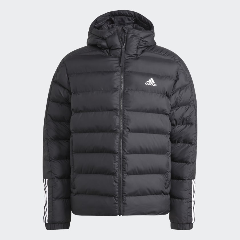 ITAVIC 3-STRIPES MIDWEIGHT HOODED JACKET - GT1674-ADIDAS by Adidas | Available at Niky's Sports