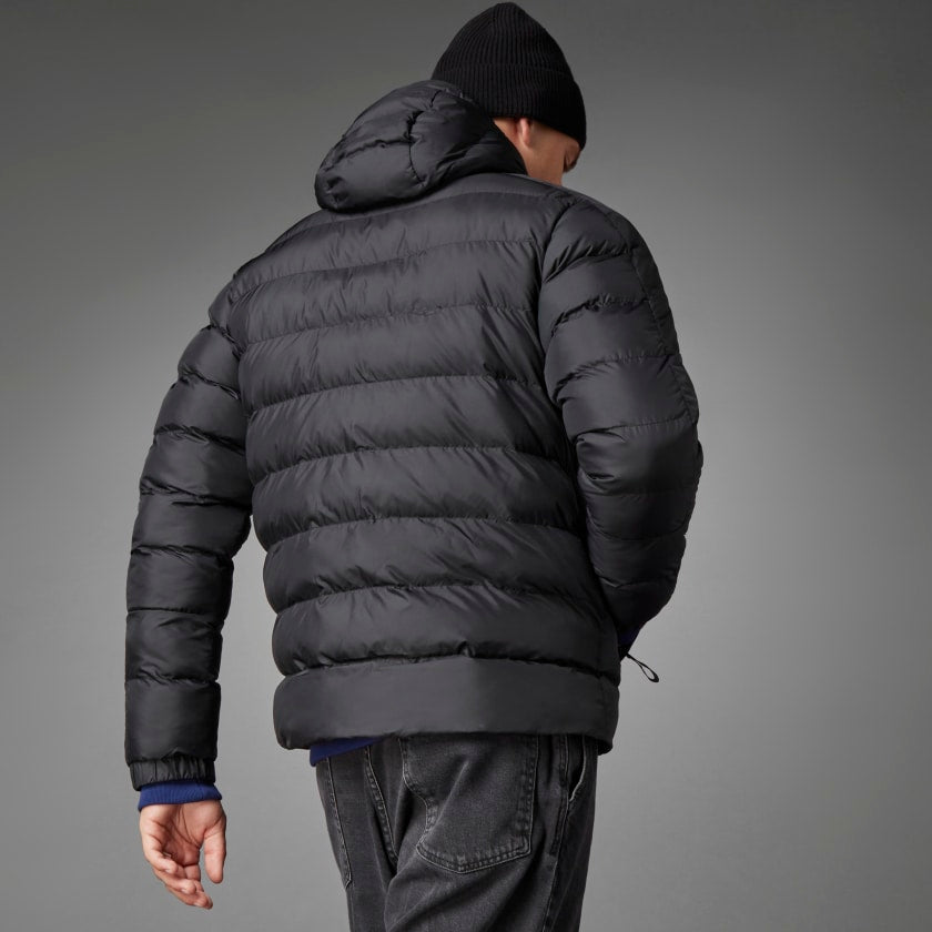 ITAVIC 3-STRIPES MIDWEIGHT HOODED JACKET - GT1674-ADIDAS by Adidas | Available at Niky's Sports
