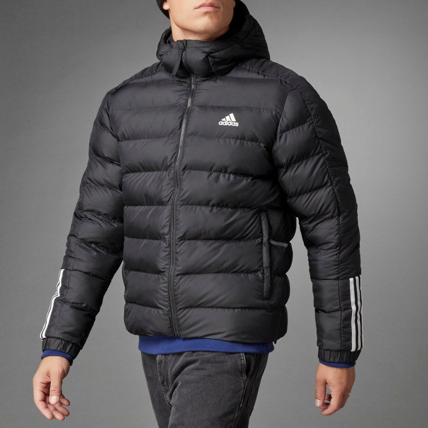 ITAVIC 3-STRIPES MIDWEIGHT HOODED JACKET - GT1674-ADIDAS by Adidas | Available at Niky's Sports