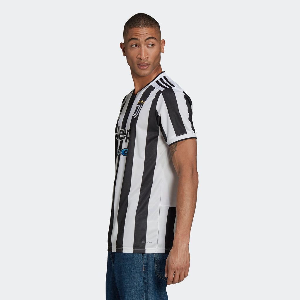 Juventus Home 21/22 Jersey - White/Black - GS1442-ADIDAS by Adidas | Available at Niky's Sports