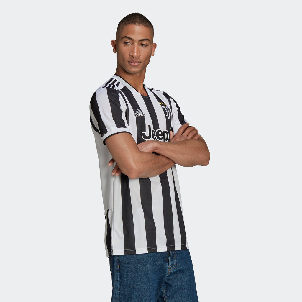 Juventus Home 21/22 Jersey - White/Black - GS1442-ADIDAS by Adidas | Available at Niky's Sports
