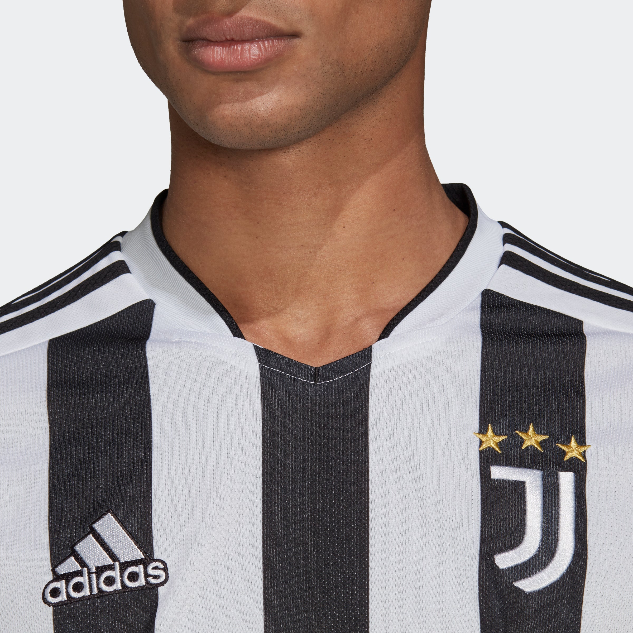 Juventus Home 21/22 Jersey - White/Black - GS1442-ADIDAS by Adidas | Available at Niky's Sports