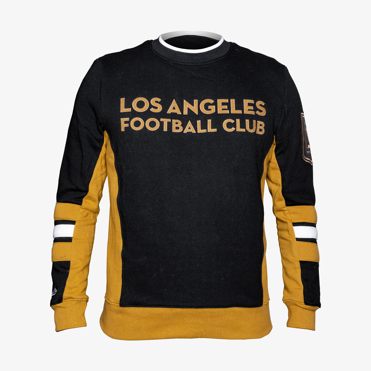 Men&#39;s LAFC Fleece Crew Neck Sweatshirt Black/Gold