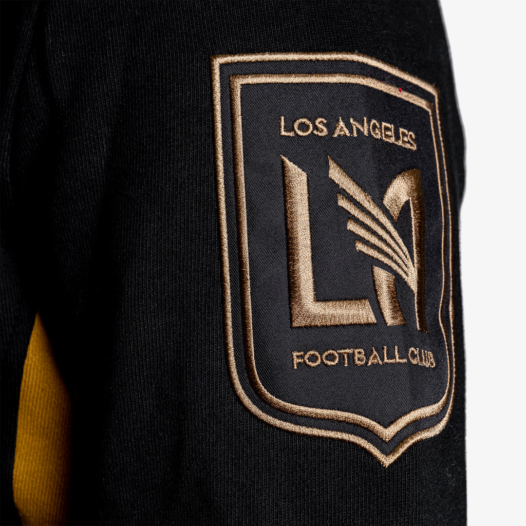 Men's LAFC Fleece Crew Neck Sweatshirt Black/Gold