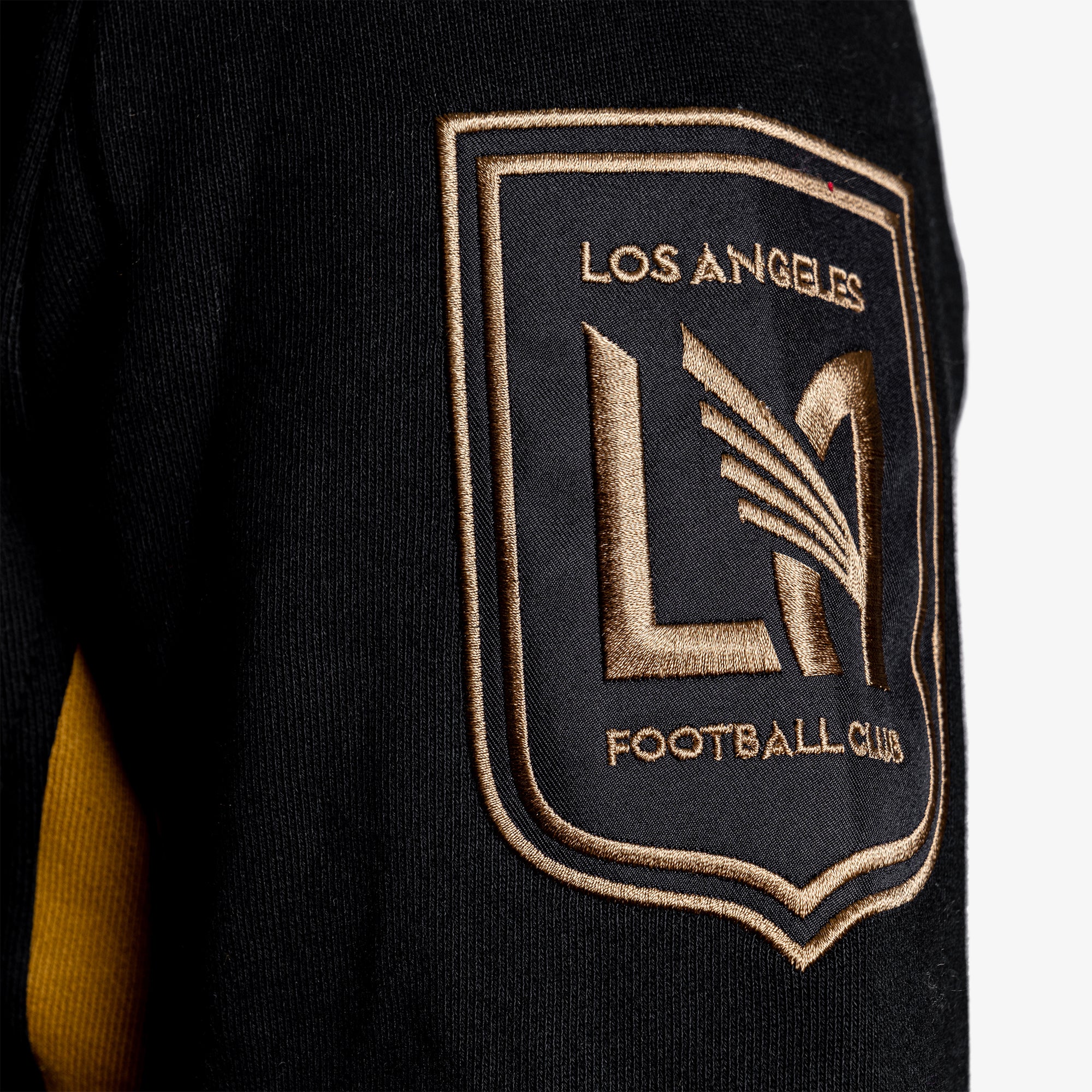 Men's LAFC Fleece Crew Neck Sweatshirt Black/Gold