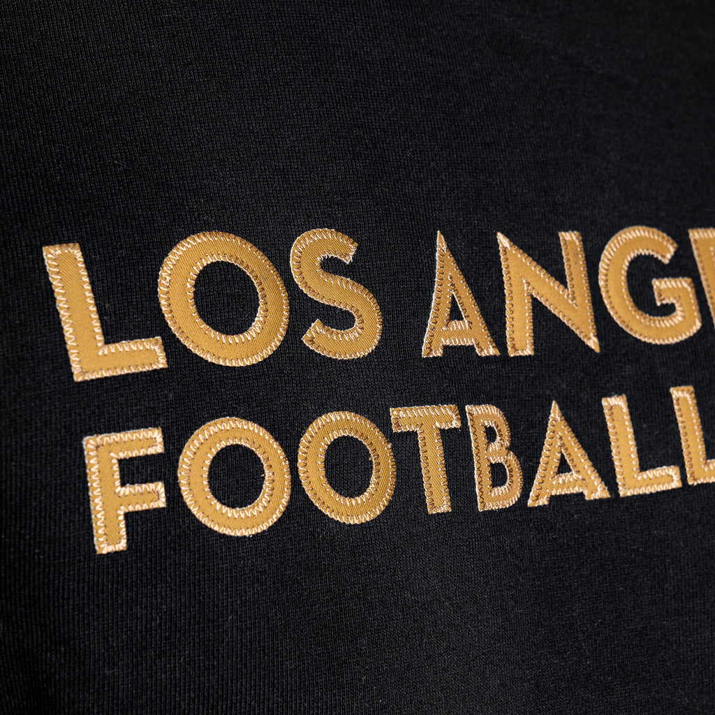 Men's LAFC Fleece Crew Neck Sweatshirt Black/Gold