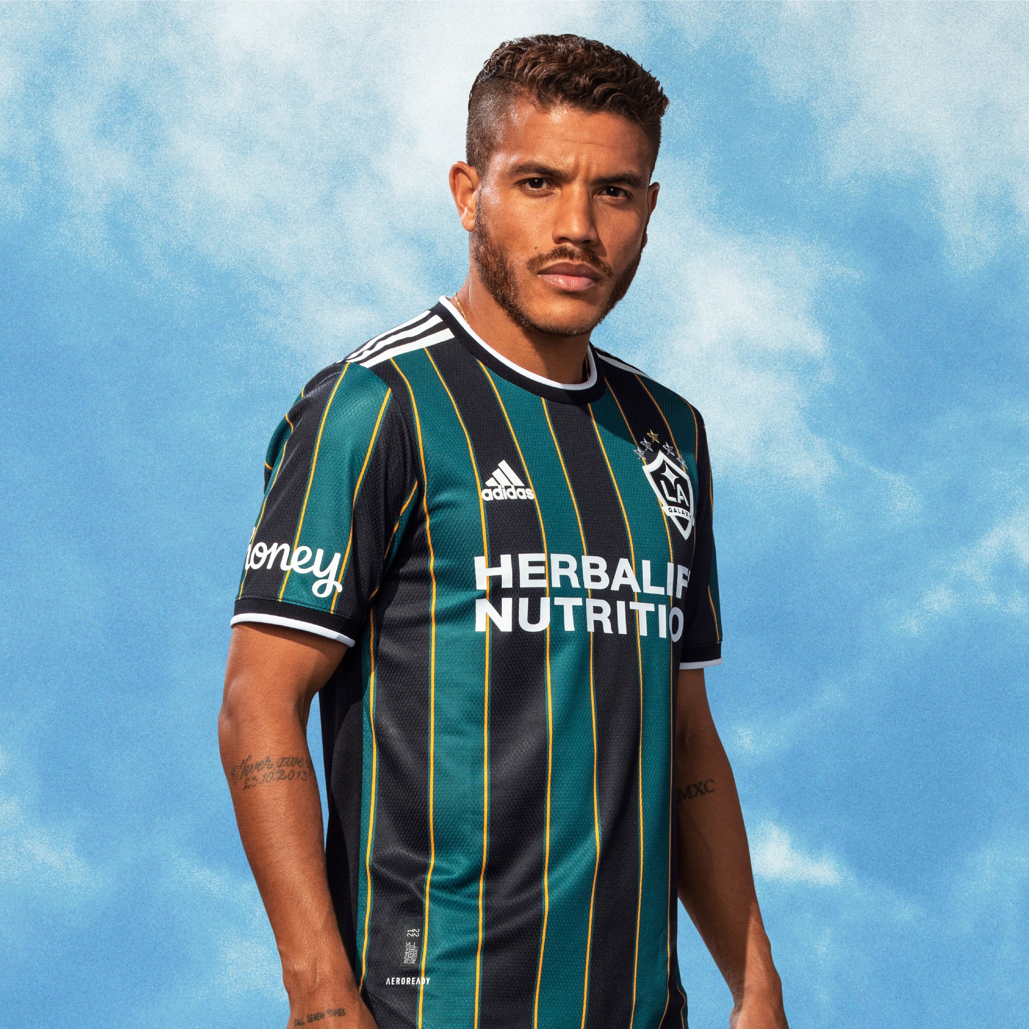 LA Galaxy Away Authentic Jersey 2021/22 - GI6429-ADIDAS by Adidas | Available at Niky's Sports