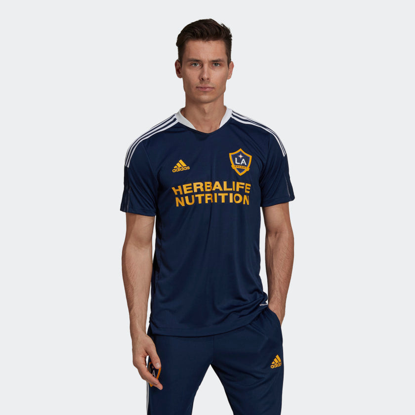LA Galaxy Training Jersey 21/22 - GK9767-ADIDAS by Adidas | Available at Niky's Sports