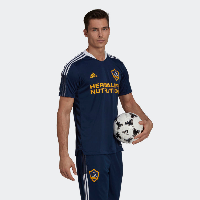 LA Galaxy Training Jersey 21/22 - GK9767-ADIDAS by Adidas | Available at Niky's Sports