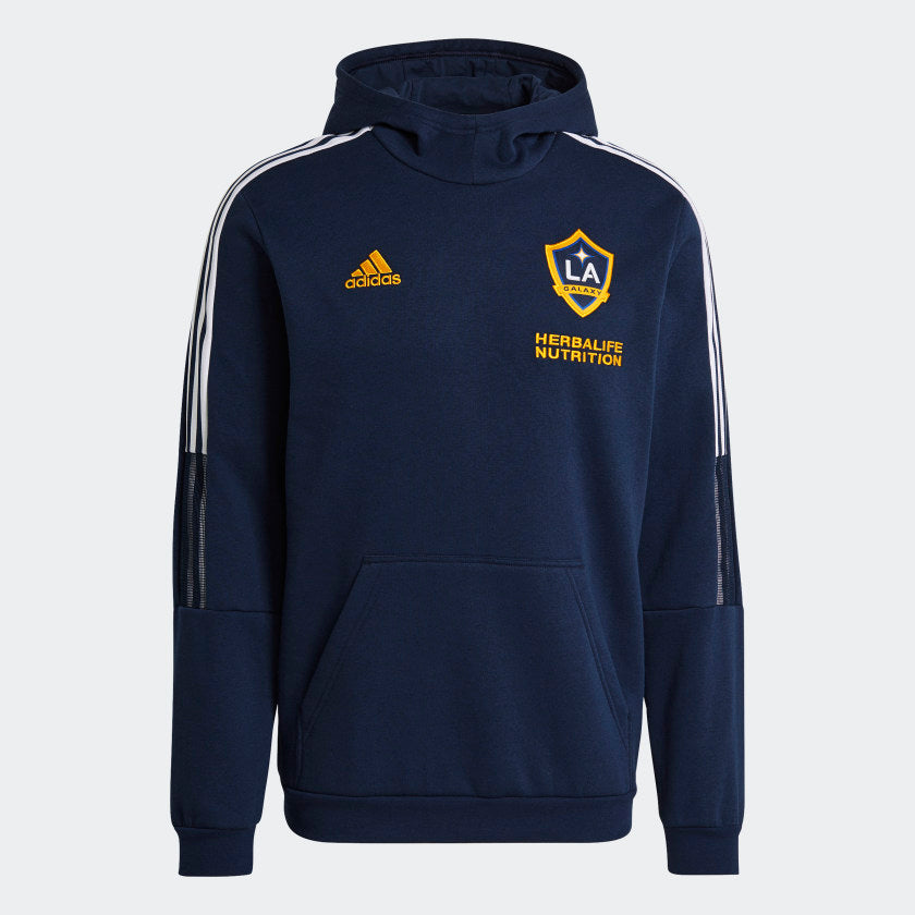 LA Galaxy Travel Hoodie - GK9770-ADIDAS by Adidas | Available at Niky's Sports