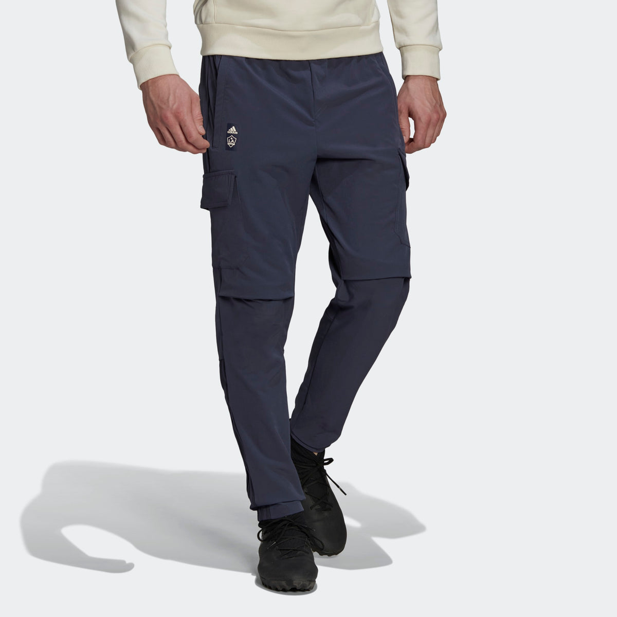 adidas LA GALAXY TRAVEL PANTS - HB8476-ADIDAS by adidas | Available at Niky&#39;s Sports