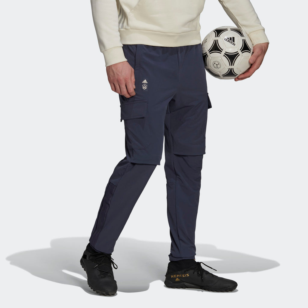 adidas LA GALAXY TRAVEL PANTS - HB8476-ADIDAS by adidas | Available at Niky's Sports