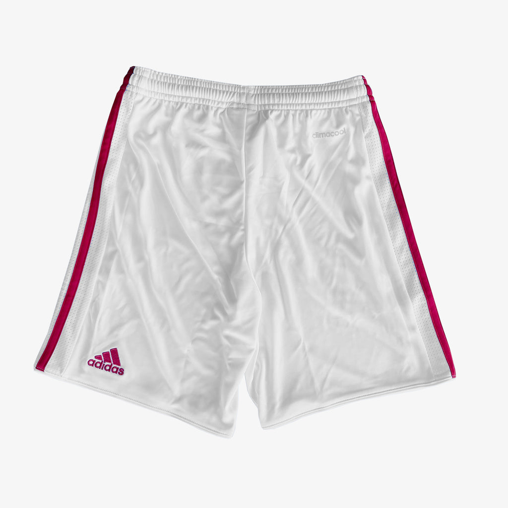 Tastigo 17 Soccer Shorts White/Red Youth and Men's